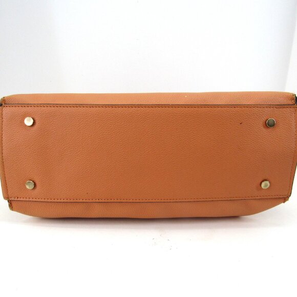 Seven Days Lifestyles & Dreams Brown Vegan Double Handled Handbag 9 1/2"X13" - Picture 9 of 9